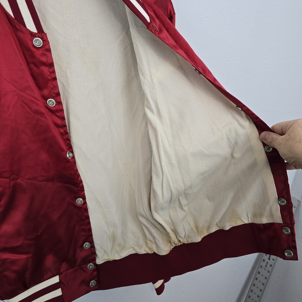 Vintage Winston 500 Talladega Satin Bomber Jacket Medium R.J.‎ Reynolds USA - Picture 9 of 11